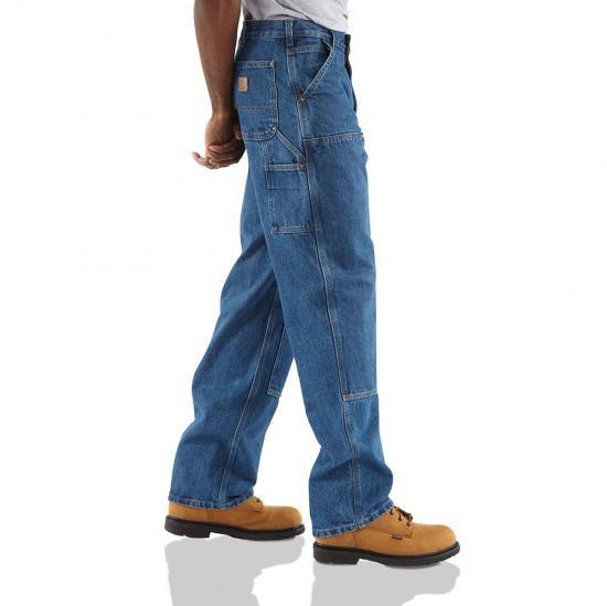 Loose Original Fit Washed Logger Double Front Work Jean (Denim)(Darkstone) - Purpose-Built / Home of the Trades