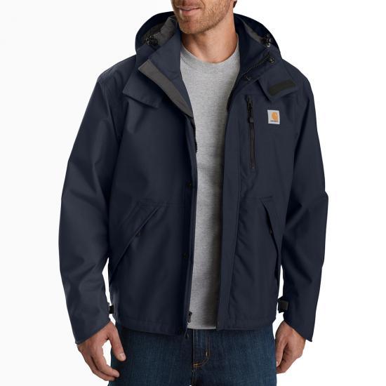 J162 - Storm Defender Loose Fit Heavyweight Jacket - Navy - Purpose-Built / Home of the Trades