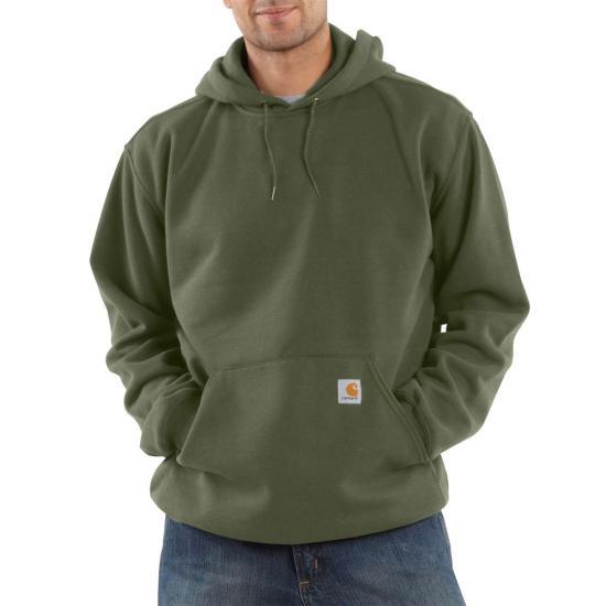 K121 - MIDWEIGHT HOODED SWTSHT (MOSS) - Purpose-Built / Home of the Trades