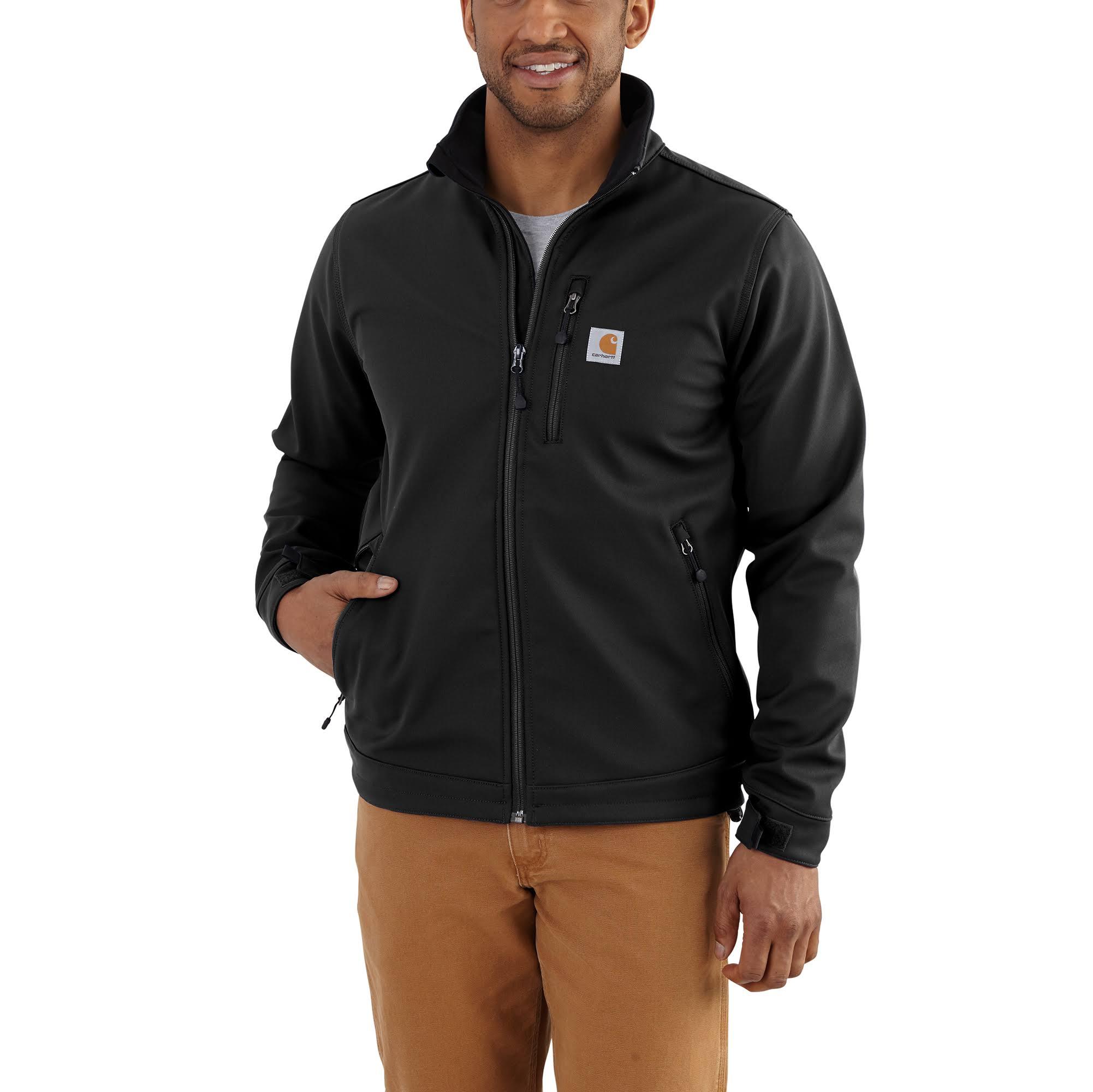 Carhartt Men's Black Crowley Soft Shell Jacket