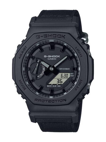 G-Shock Analog + Digital Cordura, Black