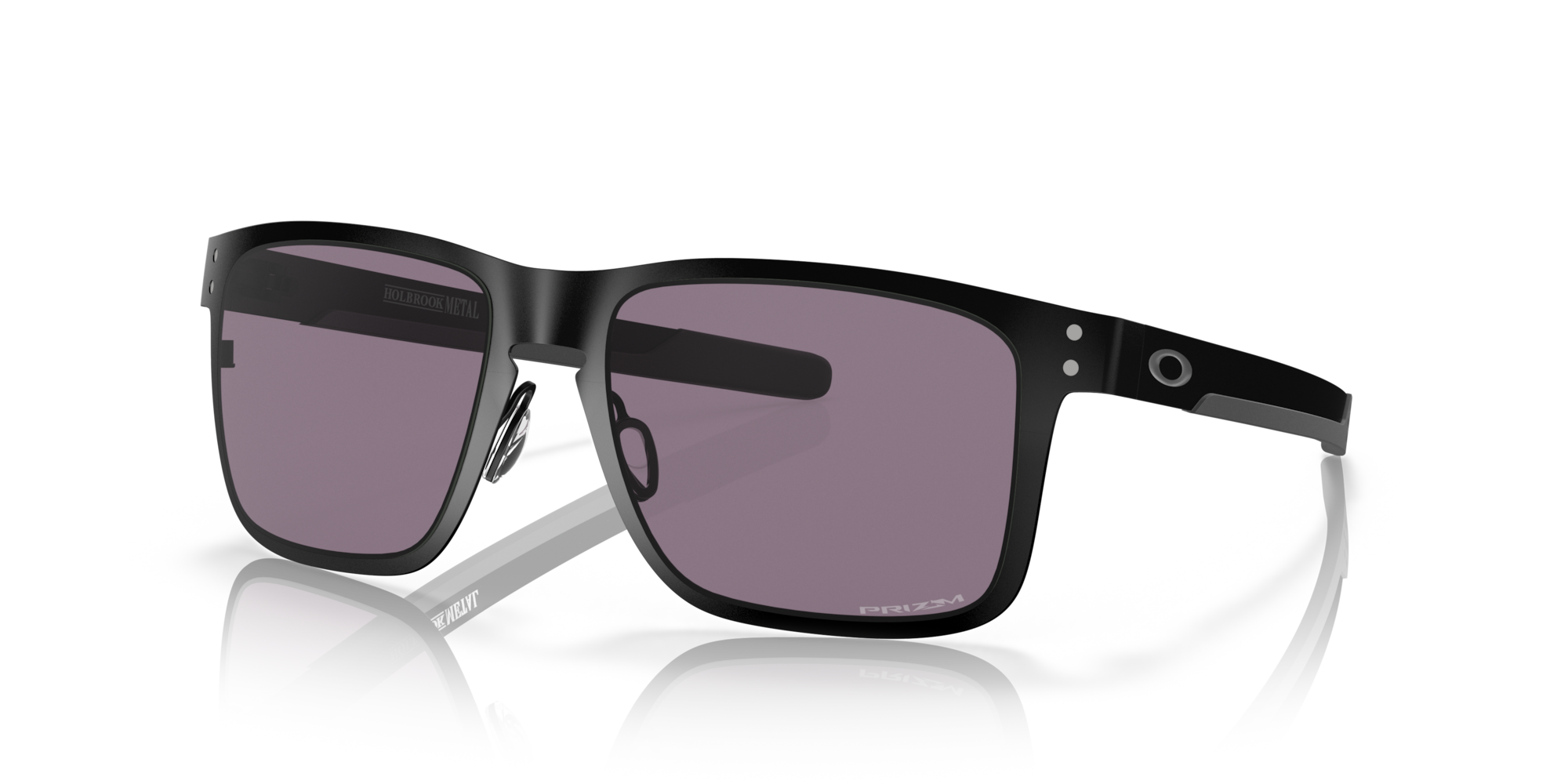 Holbrook™ Metal Sunglasses - Matte Black/Prizm Grey Lenses