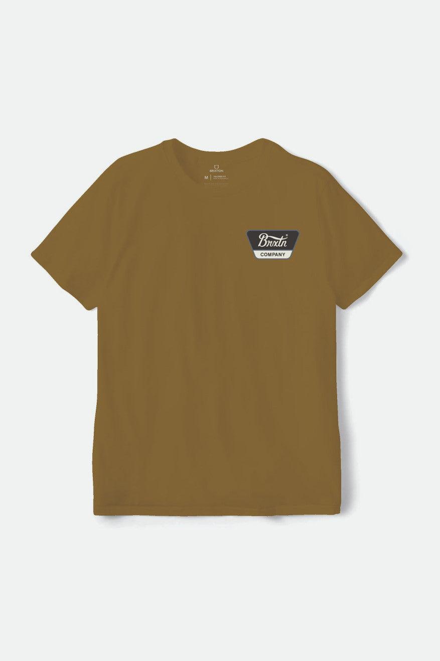 Linwood S/S Standard Tee - Golden Brown/Washed Black/Off White - Purpose-Built / Home of the Trades