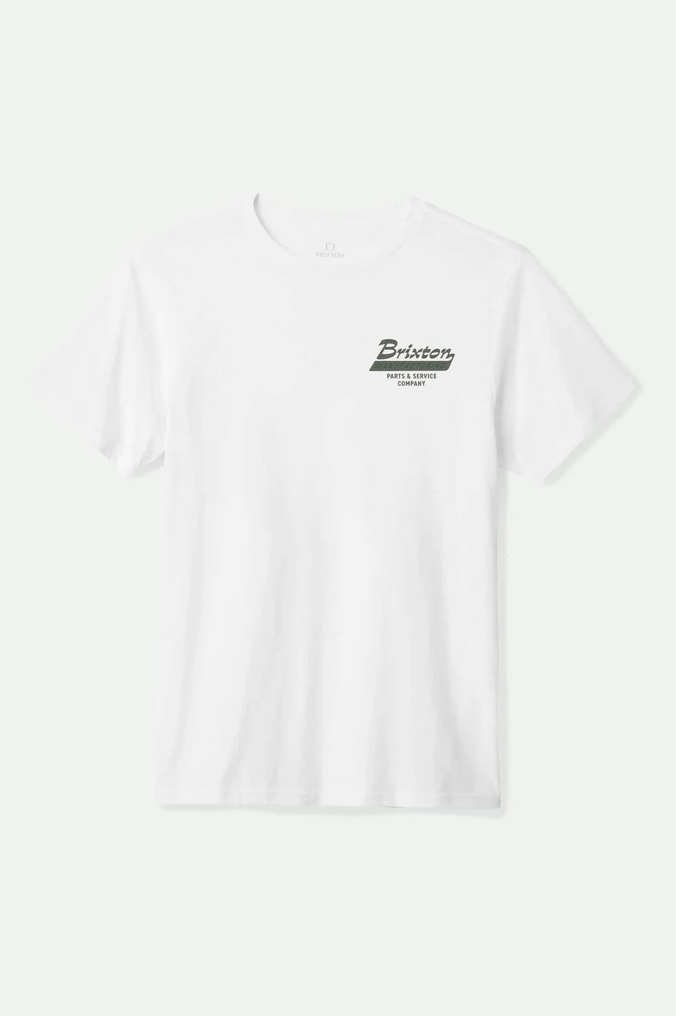 Township S/S Tailored Tee - White/Olive