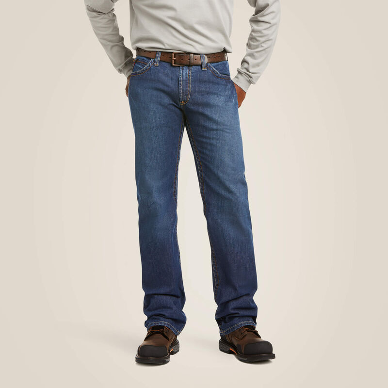 FR M4 Relaxed Basic Boot Cut Jean - Flint