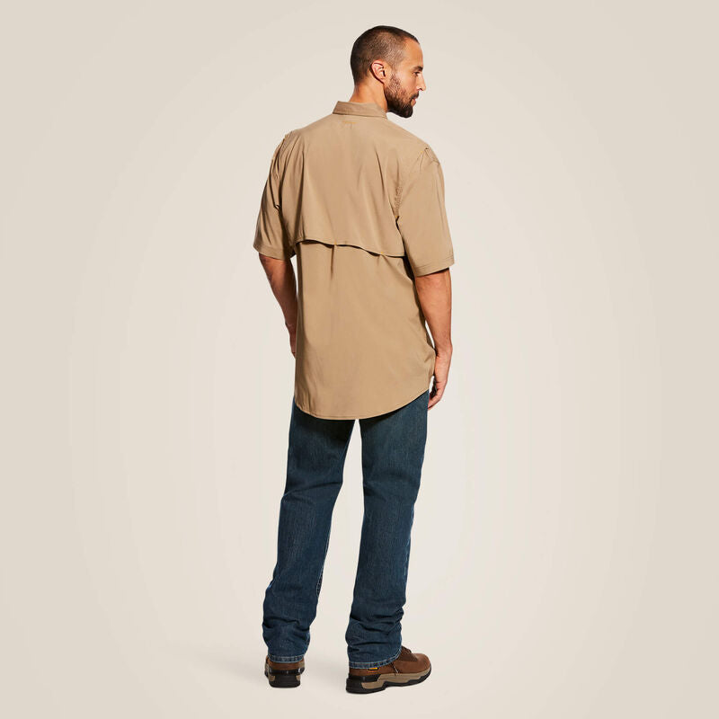 Rebar Made Tough VentTEK DuraStretch Work Shirt - Khaki
