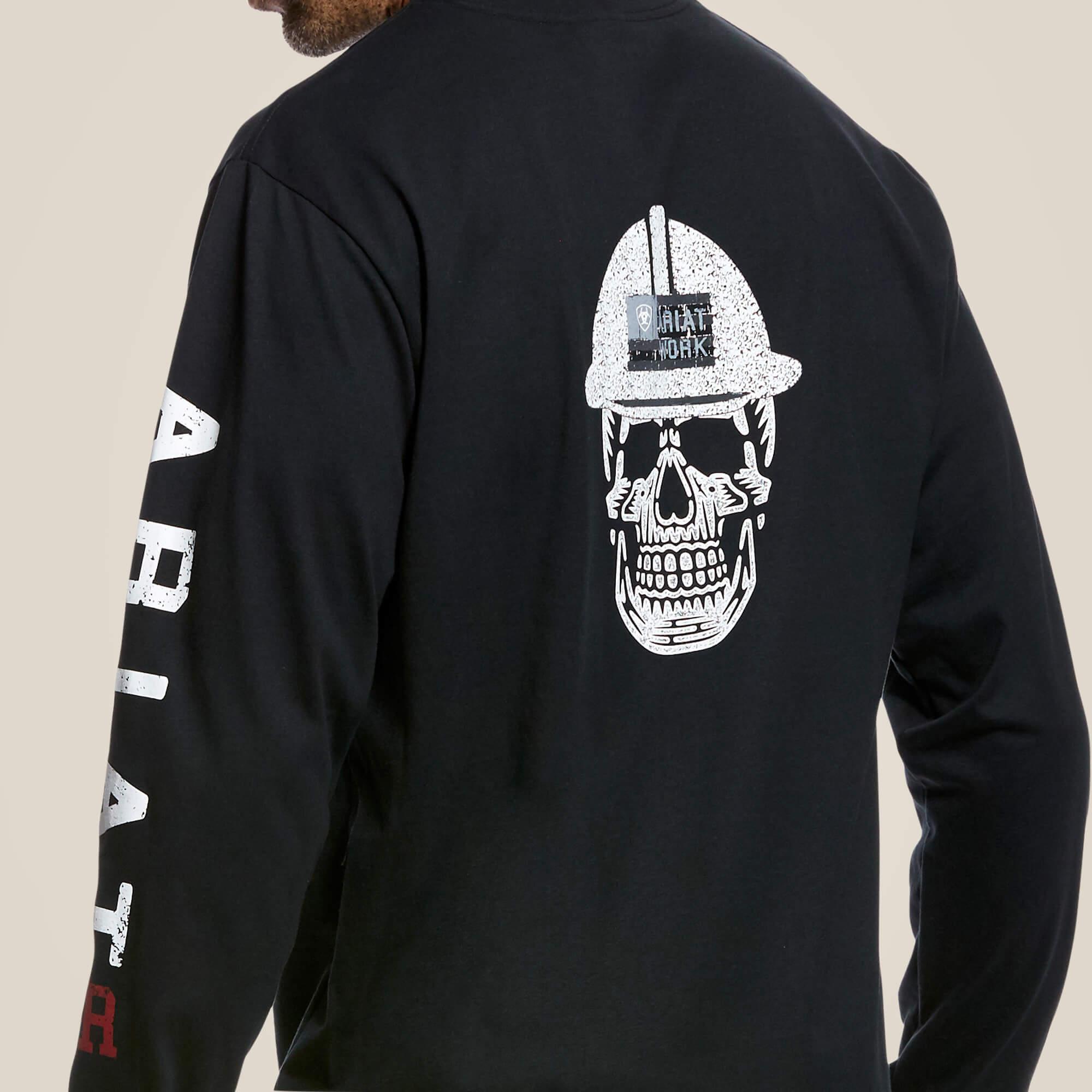 FR Roughneck Skull Logo T-Shirt - Black