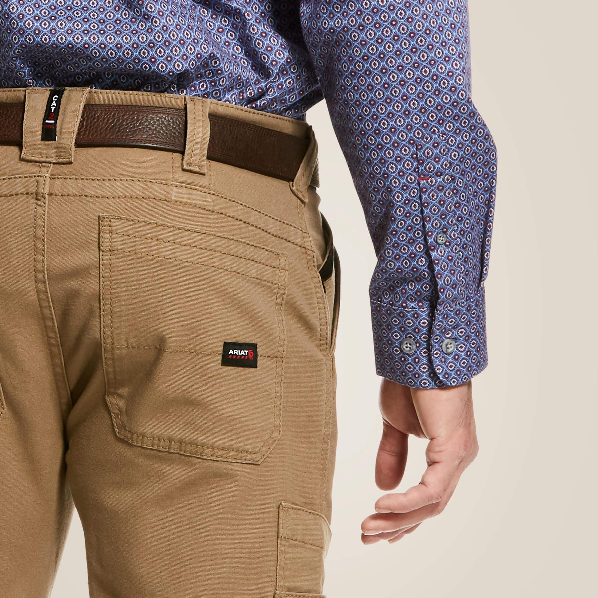 FR M5 Stretch DuraLight Canvas Stackable Straight Leg Pant - Khaki - Purpose-Built / Home of the Trades