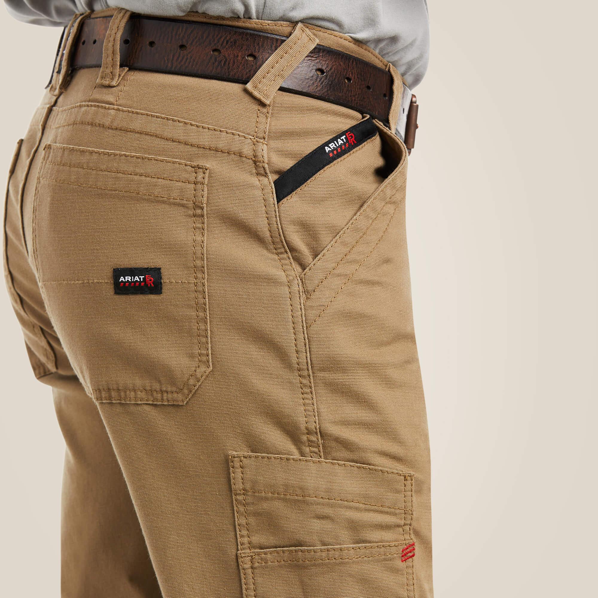 FR M5 Stretch DuraLight Canvas Stackable Straight Leg Pant - Khaki - Purpose-Built / Home of the Trades