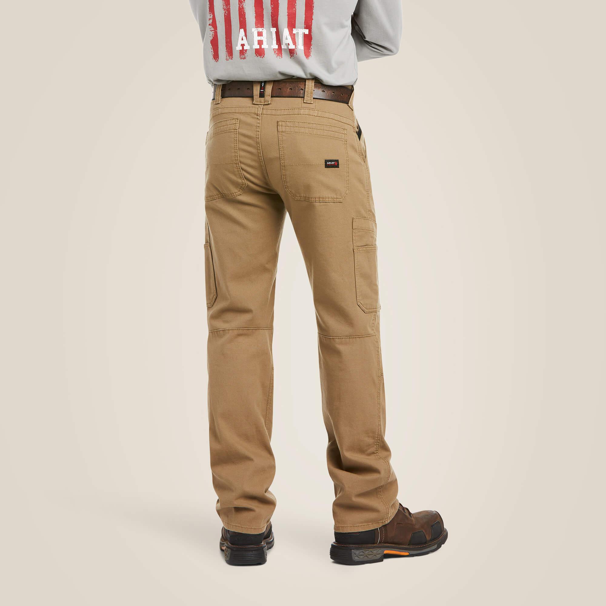 FR M5 Stretch DuraLight Canvas Stackable Straight Leg Pant - Khaki - Purpose-Built / Home of the Trades