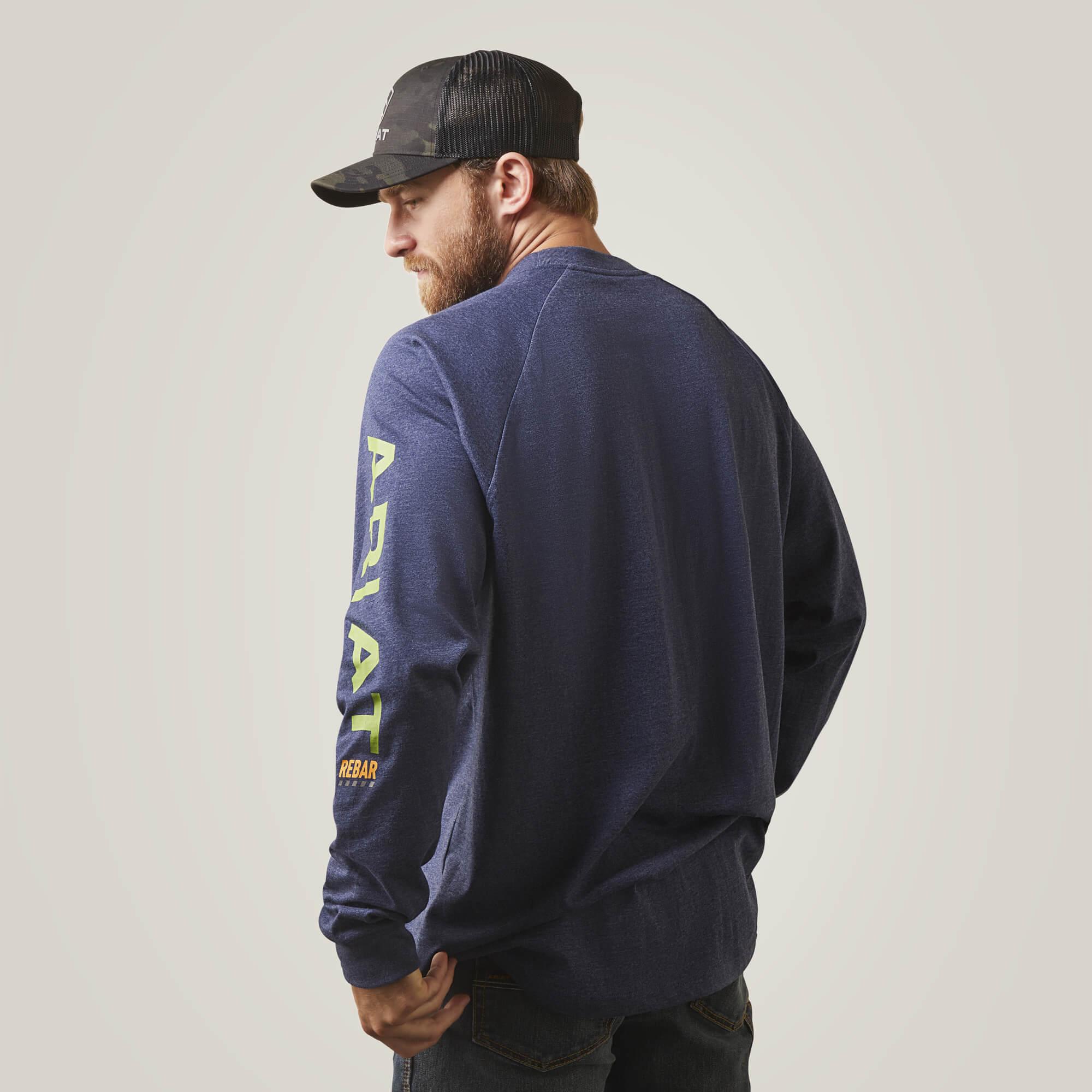 Rebar Cotton Strong Graphic - Navy Heather - Purpose-Built / Home of the Trades