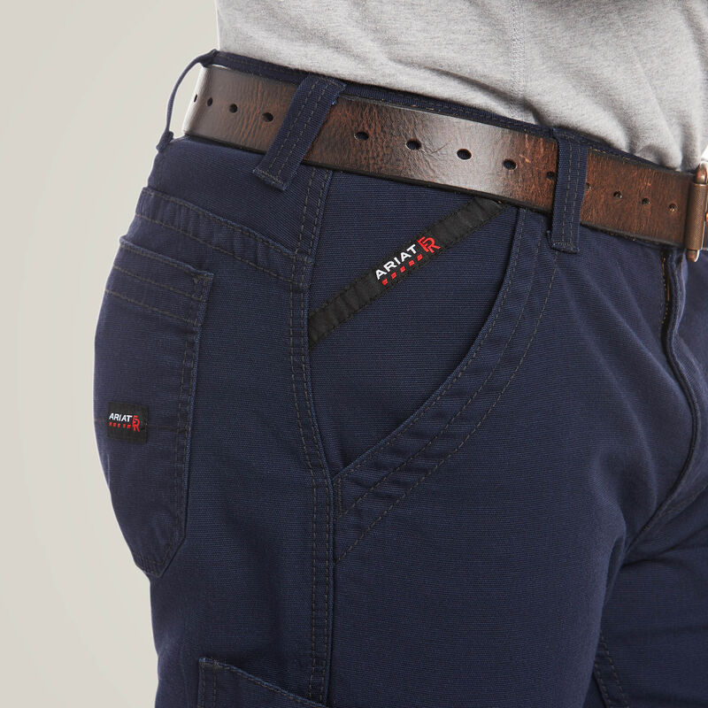 FR M5 Stretch DuraLight Canvas Stackable Straight Leg Pant - Navy