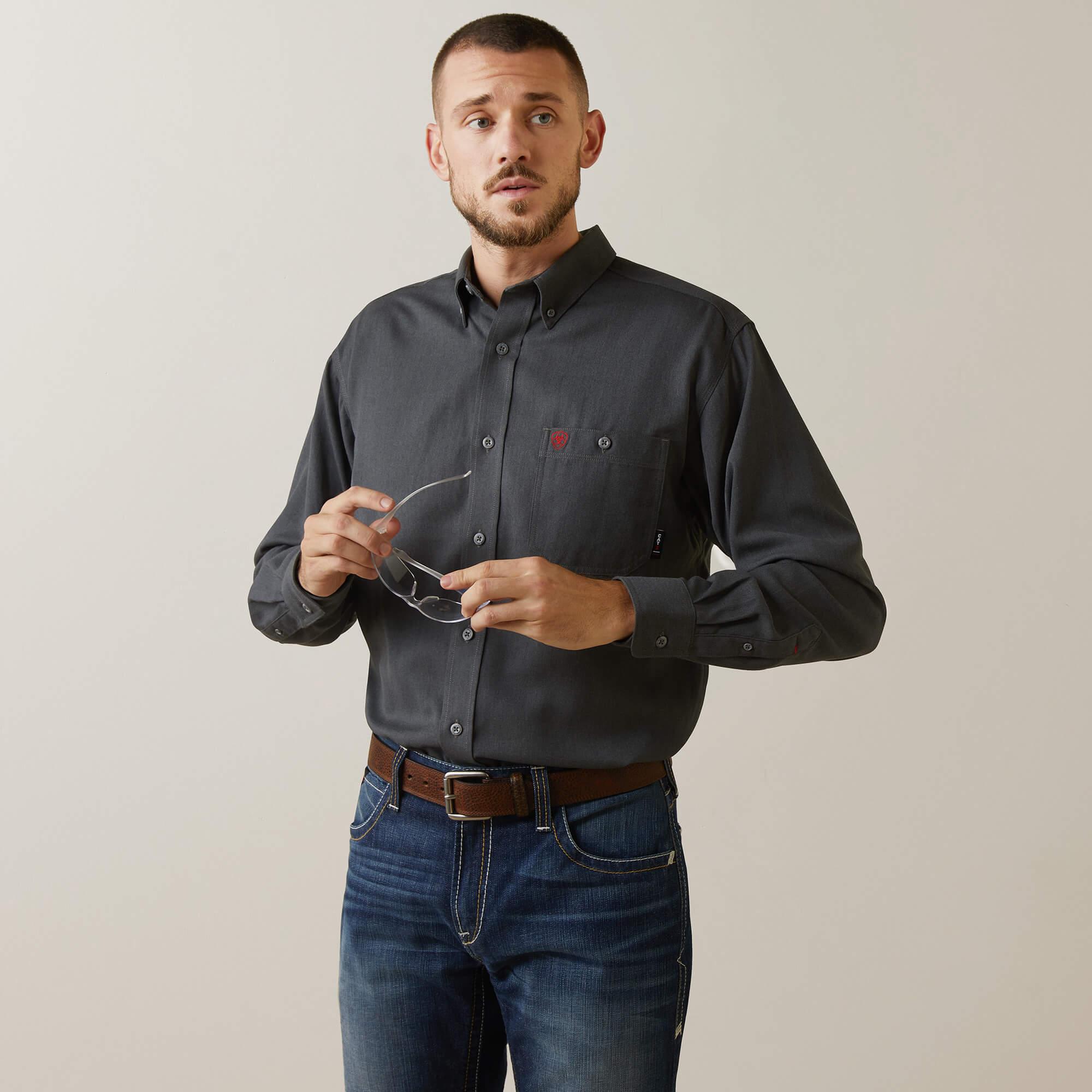 FR Air Inherent Work Shirt - Charcoal Heather - Purpose-Built / Home of the Trades