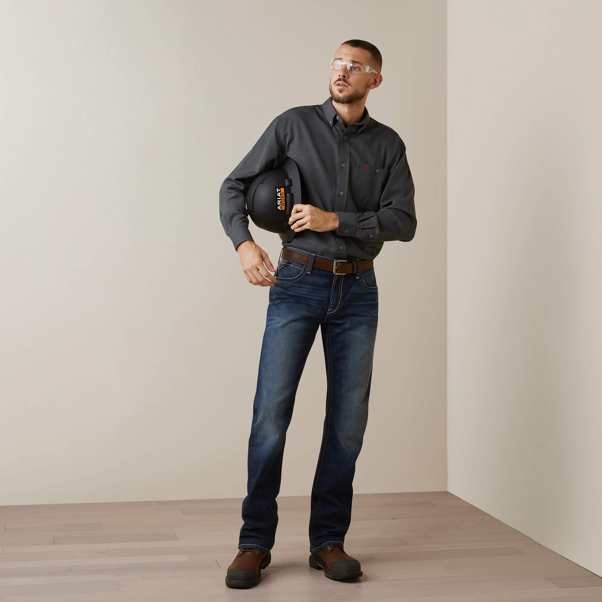 FR Air Inherent Work Shirt - Charcoal Heather - Purpose-Built / Home of the Trades