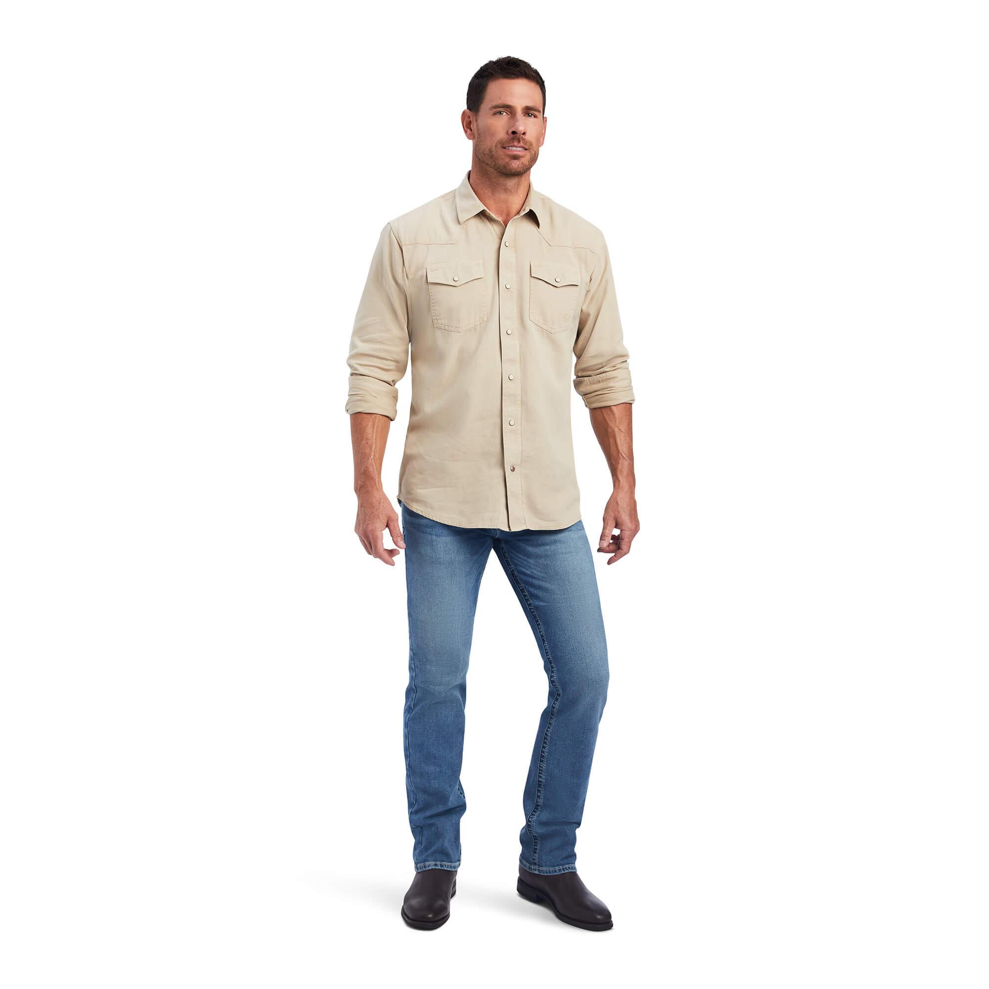 Jurlington Retro Fit Shirt - White Pepper - Purpose-Built / Home of the Trades