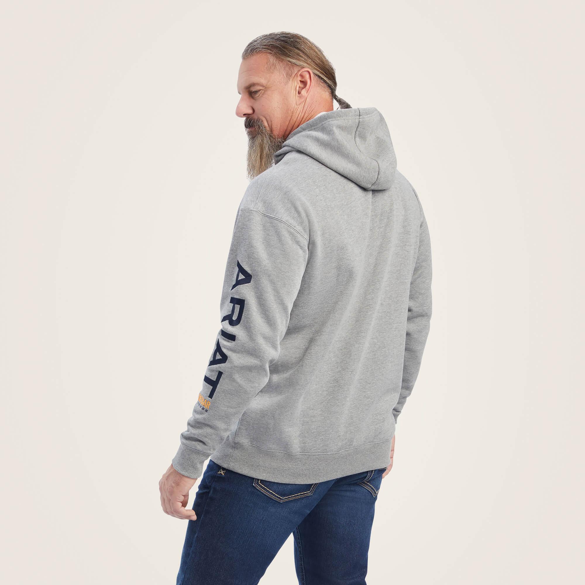 Rebar Graphic Hoodie - Heather Grey - Purpose-Built / Home of the Trades