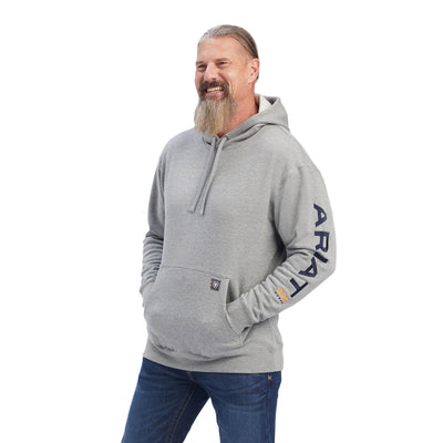 Rebar Graphic Hoodie - Heather Grey