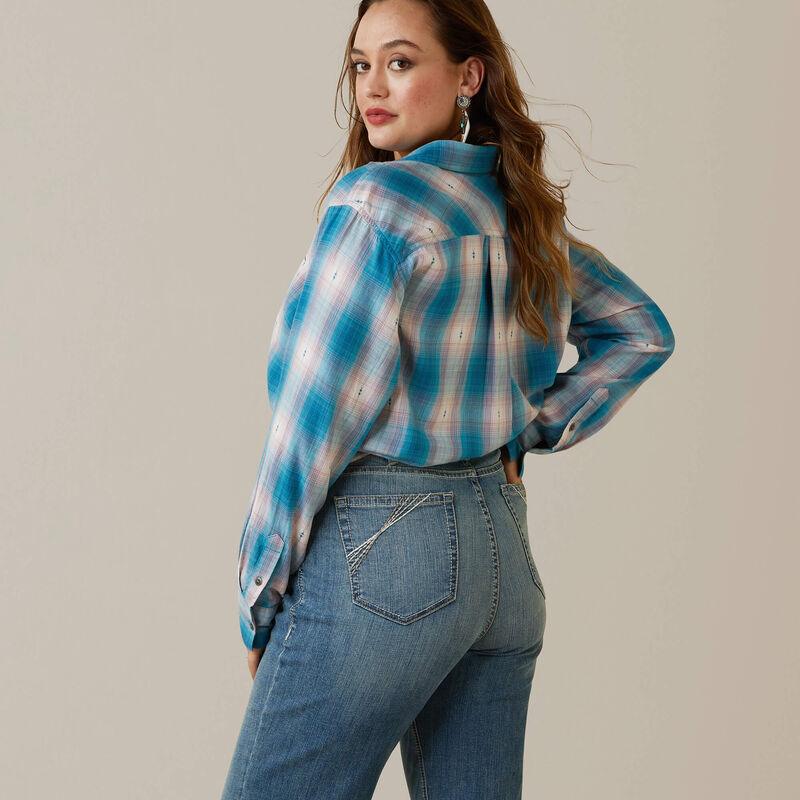 Women's REAL Billie Jean Shirt - Dobby Plaid - Purpose-Built / Home of the Trades