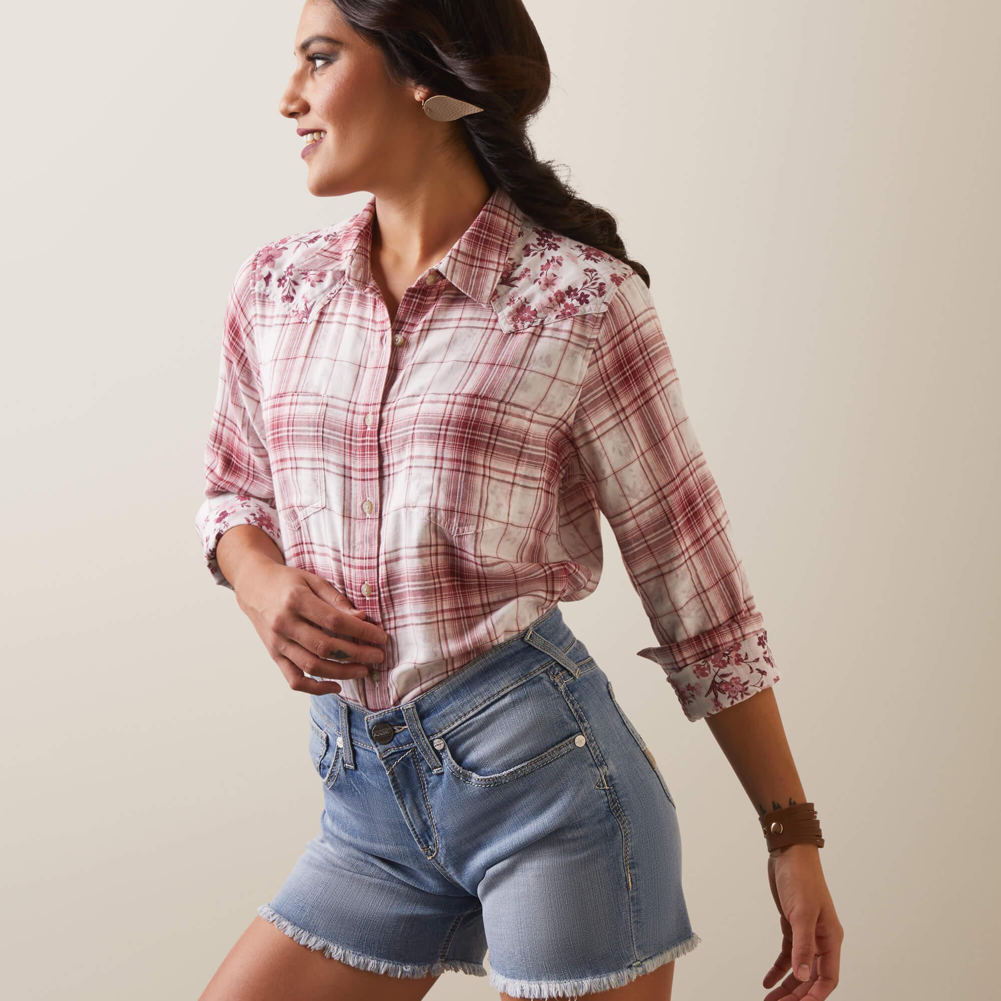 Women's REAL Billie Jean Shirt - Willa Plaid - Purpose-Built / Home of the Trades