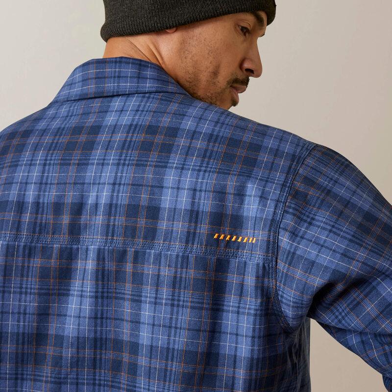 Rebar Flannel Insulated Shirt Jacket - Coastal Blue Plaid