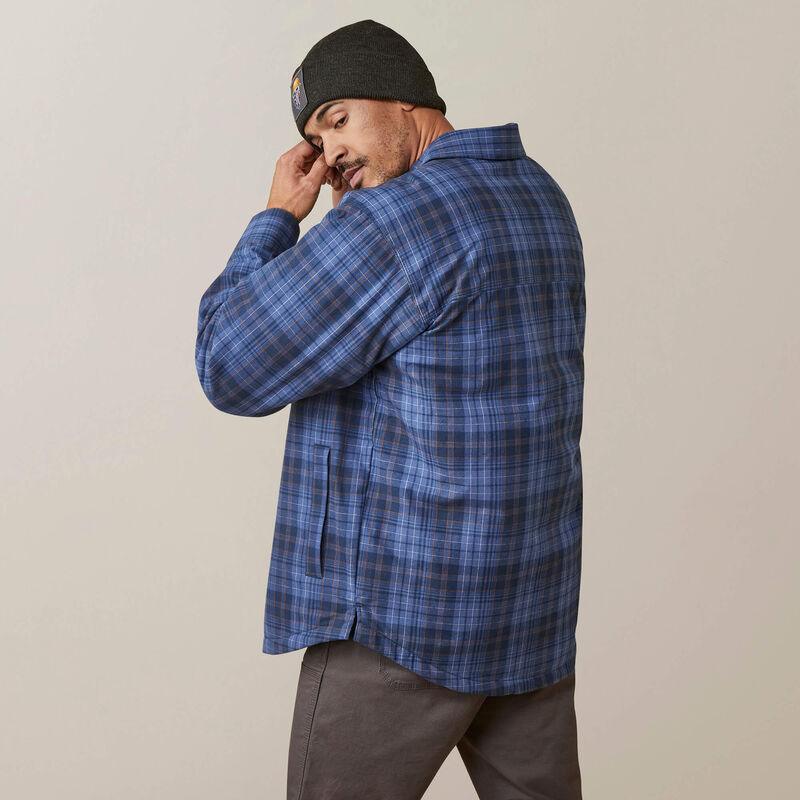 Rebar Flannel Insulated Shirt Jacket - Coastal Blue Plaid - Purpose-Built / Home of the Trades