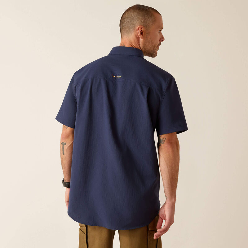 Rebar Made Tough 360 AirFlow Work Shirt, Navy