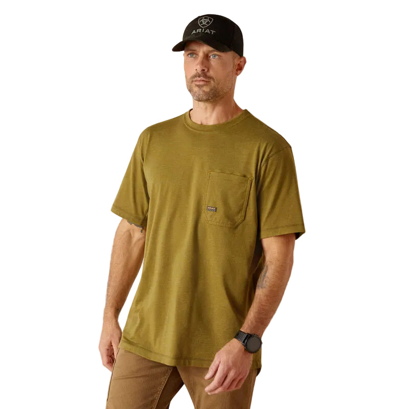 Rebar Workman Born For This T-Shirt - Lichen Heather