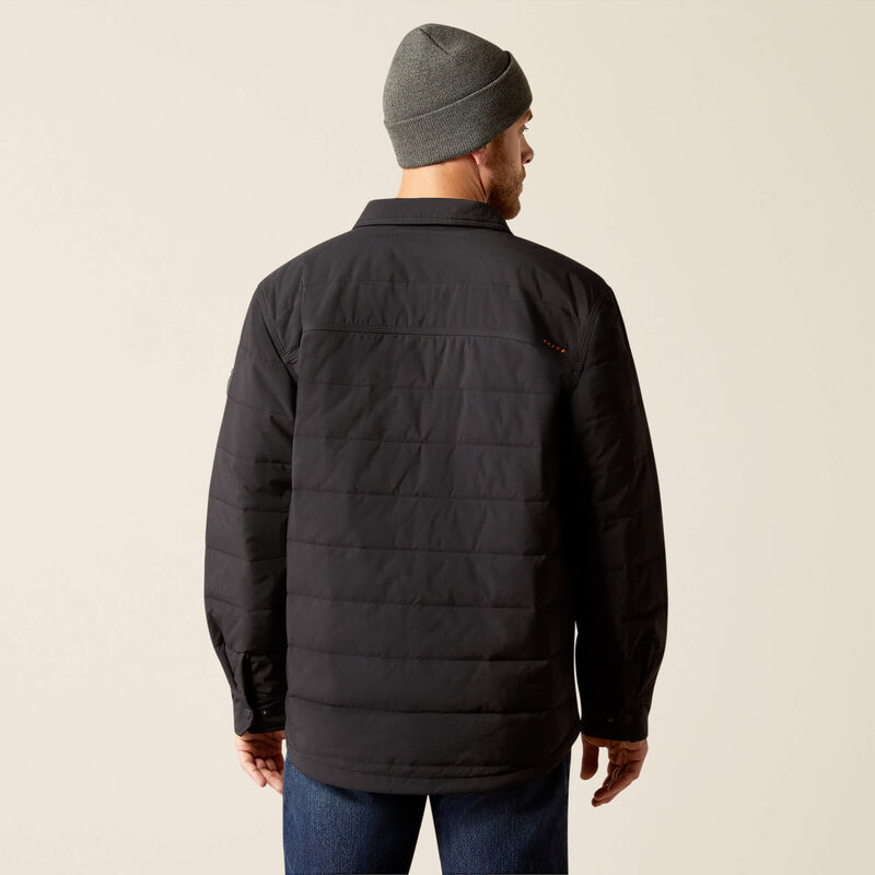 Rebar Cordura Ripstop Insulated Shirt Jacket - Black