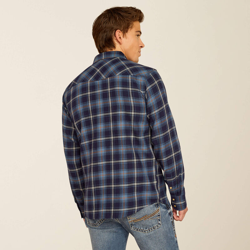 Hugo Retro Long Sleeve  Shirt - Maritime Blue