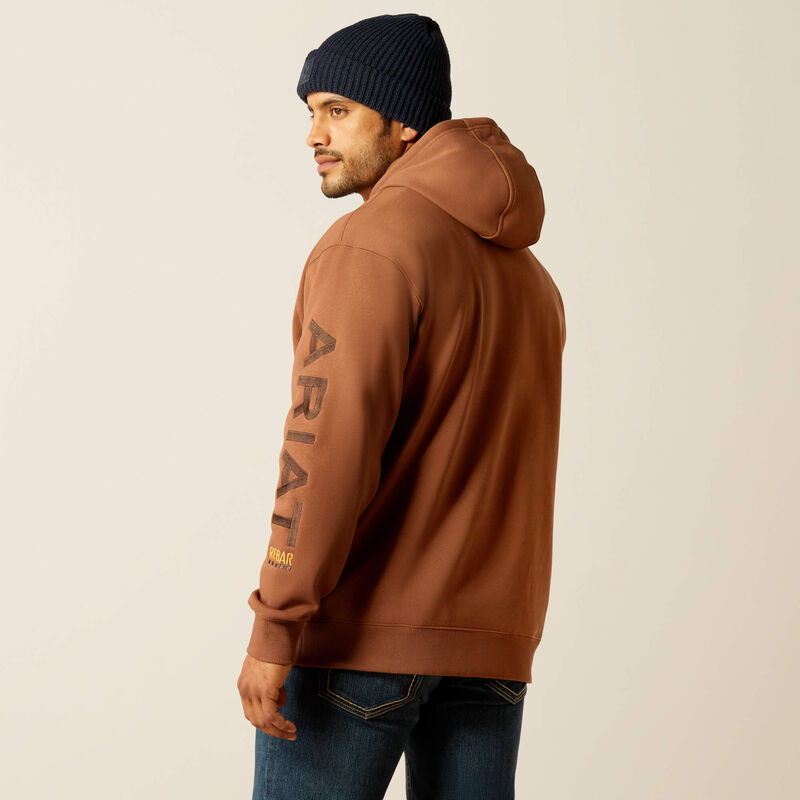 Rebar Graphic Hoodie - Aztec/Coffee Bean