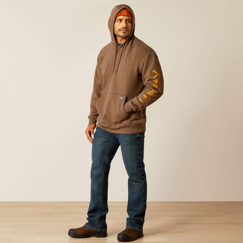 Rebar Graphic Hoodie - Chocolate Chip/Golden Brown