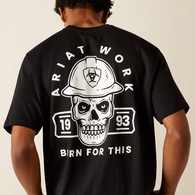 Cotton Strong Hard Head T-Shirt, SS. Black