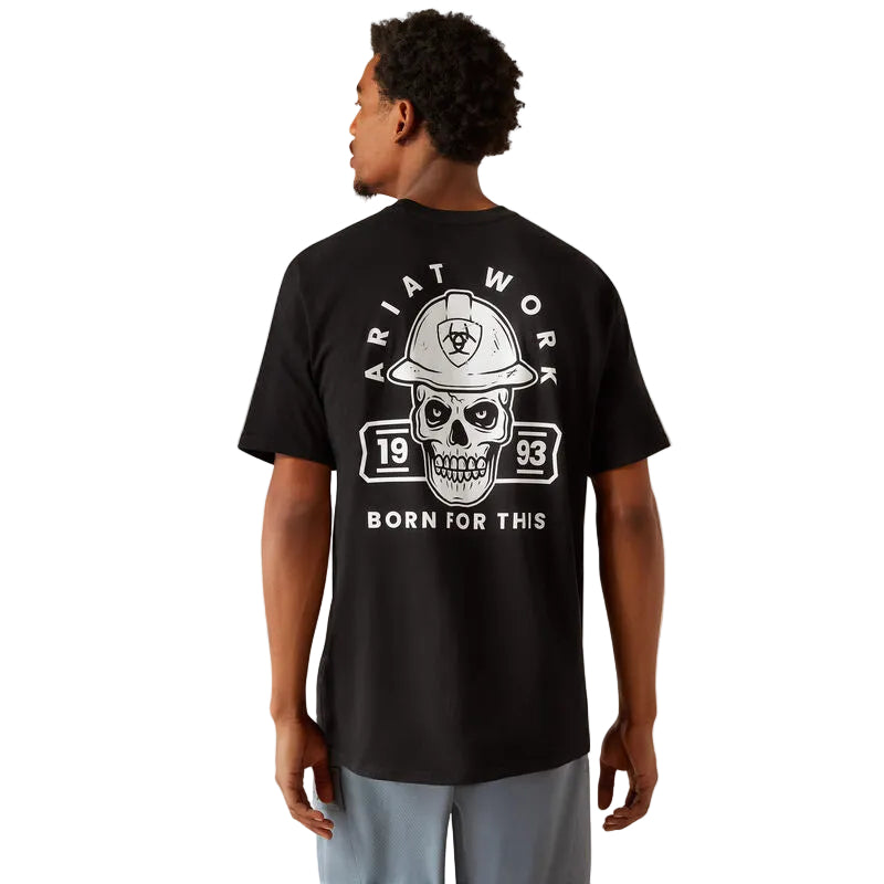 Cotton Strong Hard Head T-Shirt, SS. Black