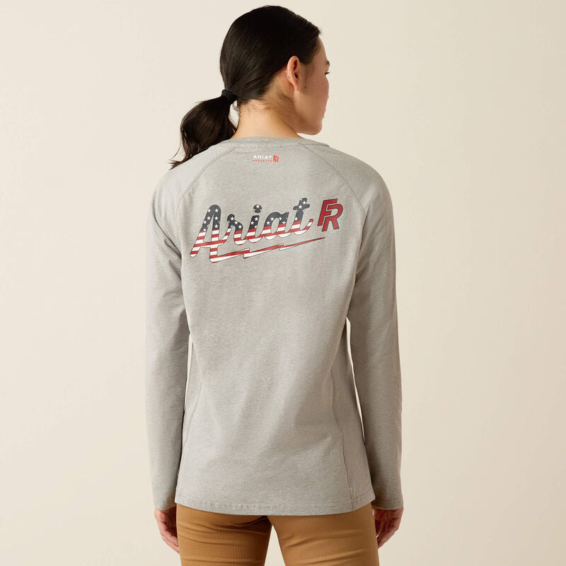 Women's FR Air Bolt T-Shirt - Heather Grey