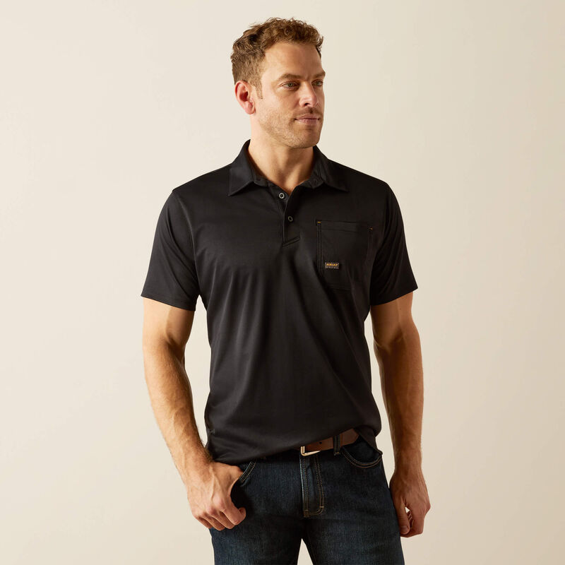 Rebar Foreman Polo, SS, Black