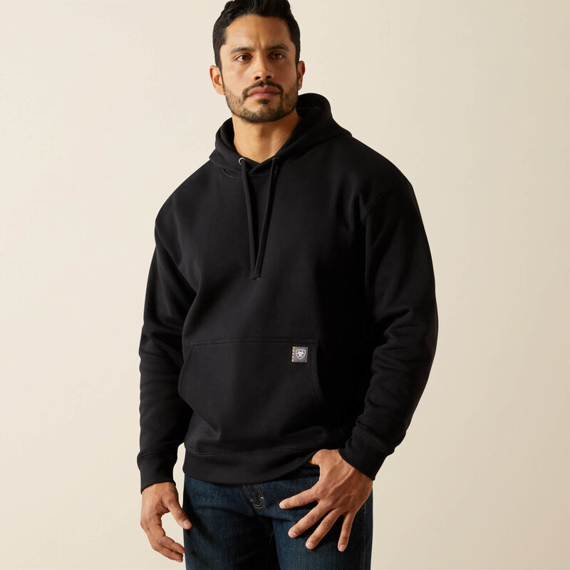Rebar Workman Bare Knuckle Hoodie- Black