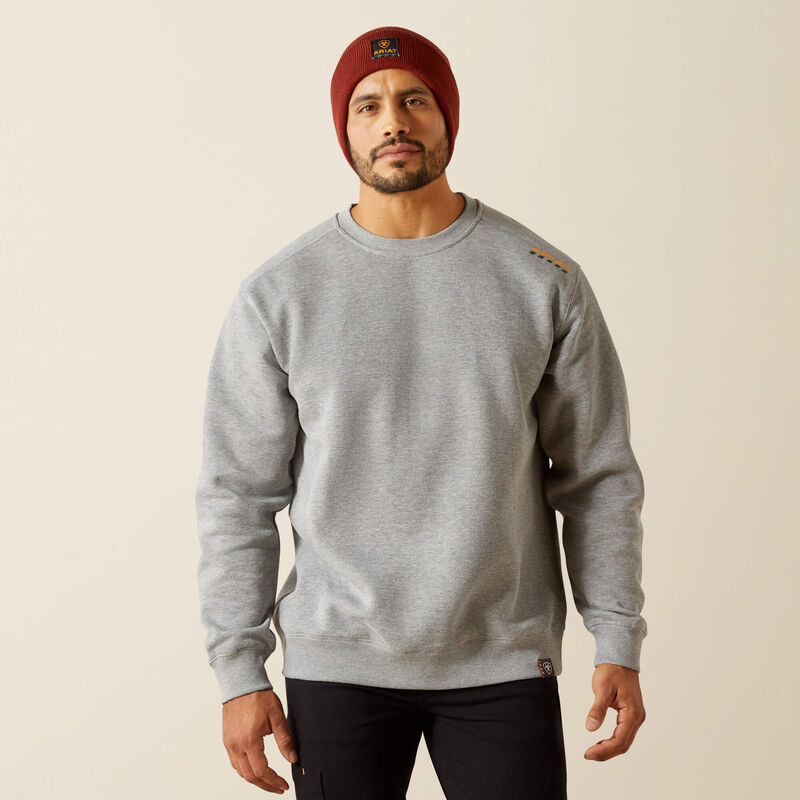 Lightweight Sweatshirt LS- Heather Grey