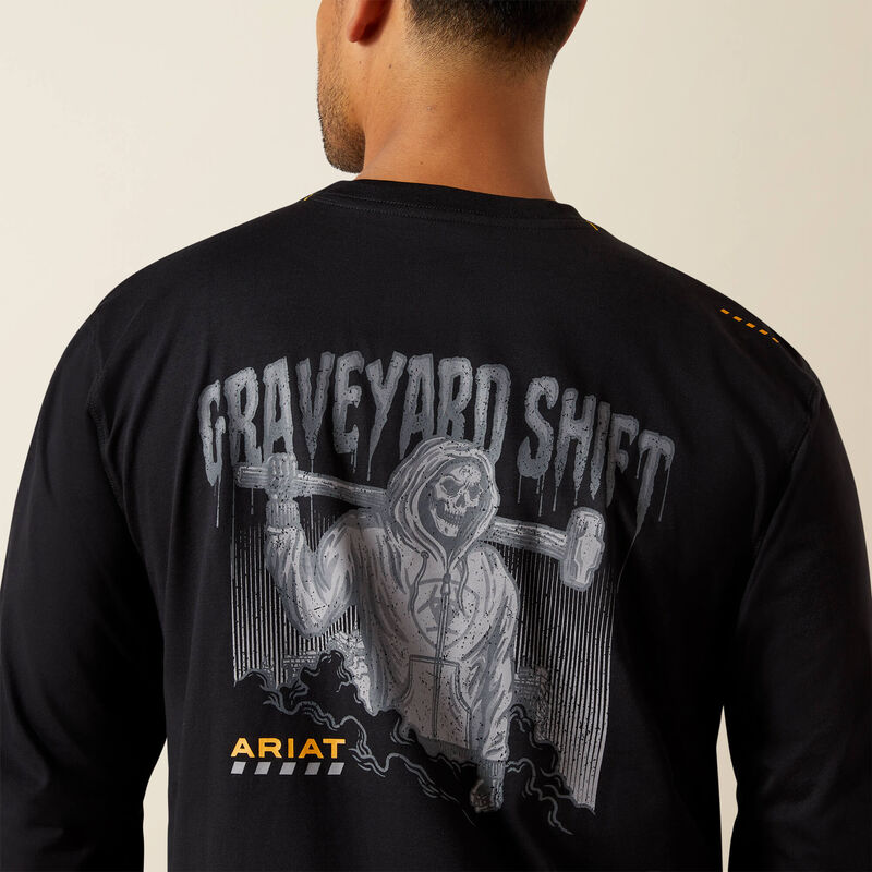 Workman Graveyard T-Shirt LS- Black