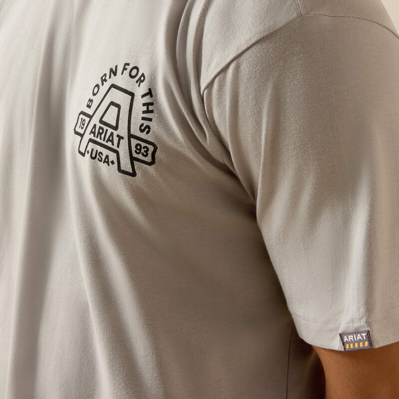 Rebar Cotton Strong Hardhead T-Shirt- Limestone