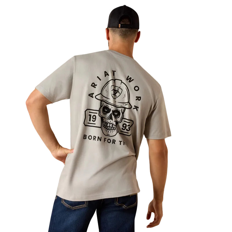 Rebar Cotton Strong Hardhead T-Shirt- Limestone