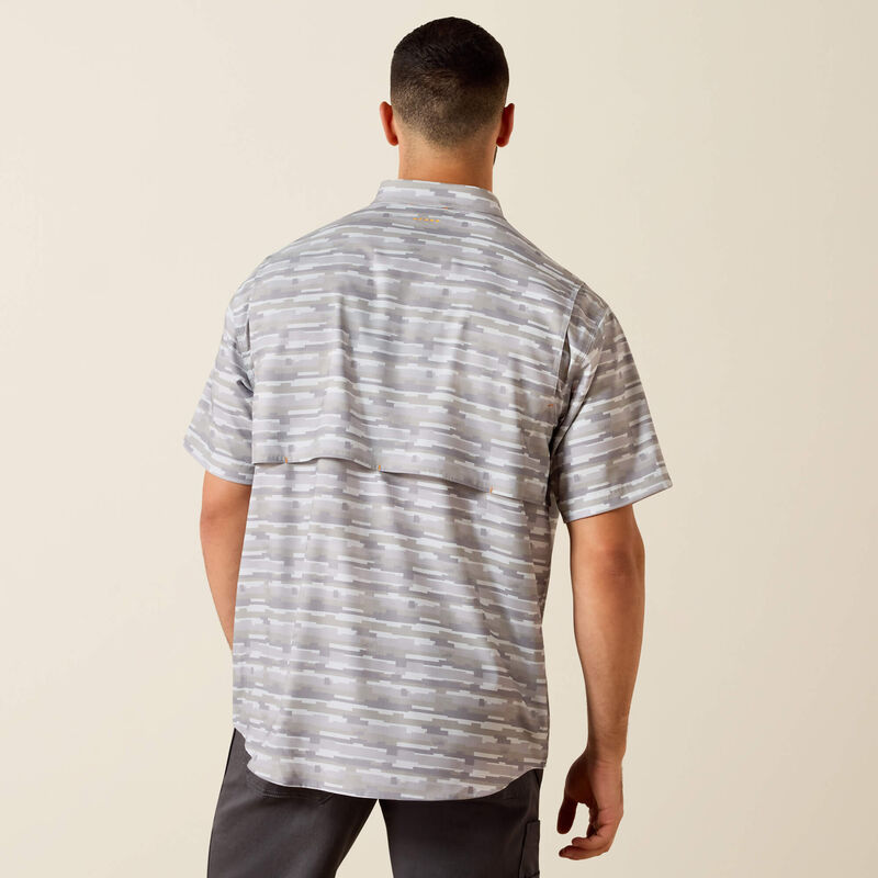 Rebar Made Tough VentTEK DuraStretch Work Shirt- Microchip Print