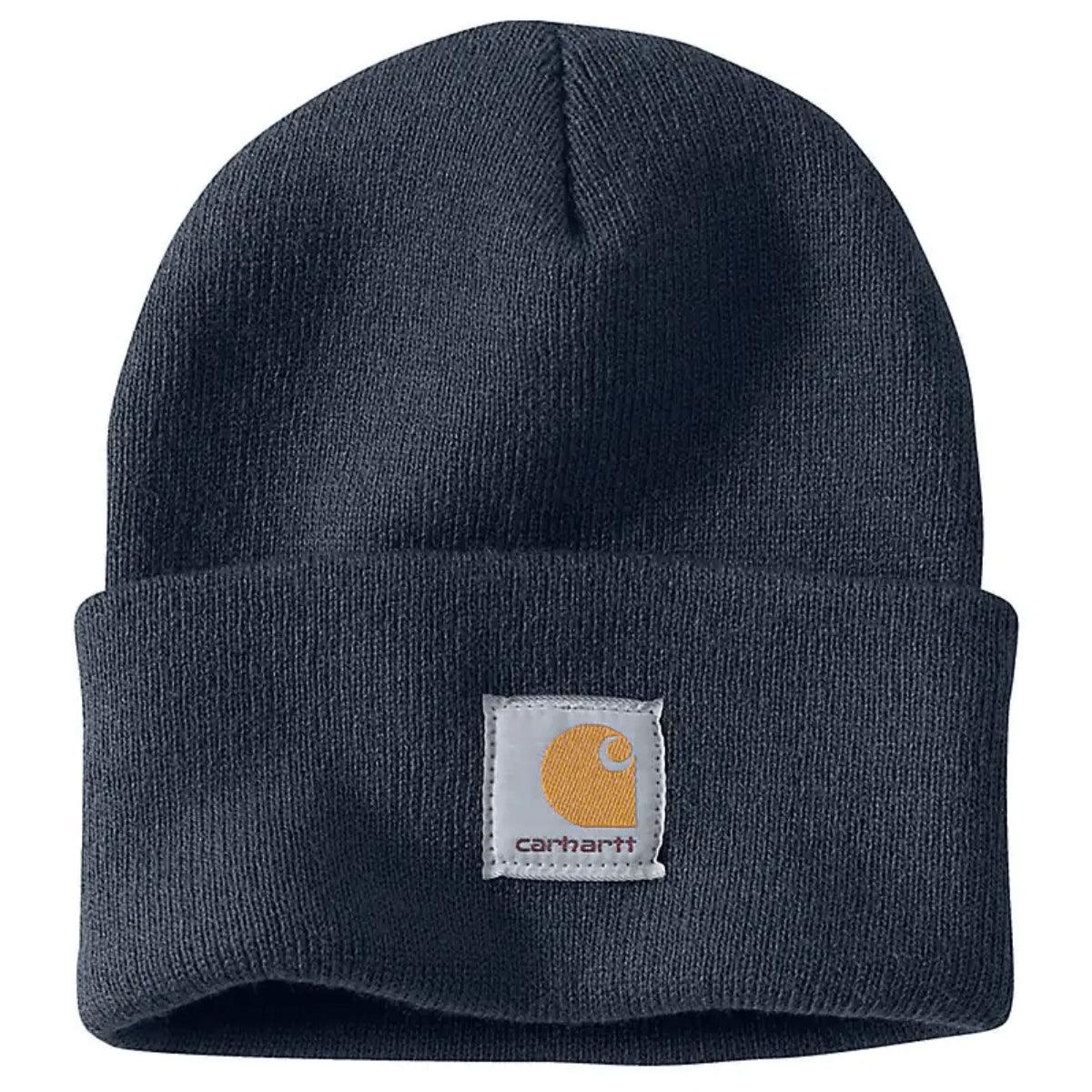 A18 Knit Cuffed Beanie - Navy - CARHARTT - Headwear