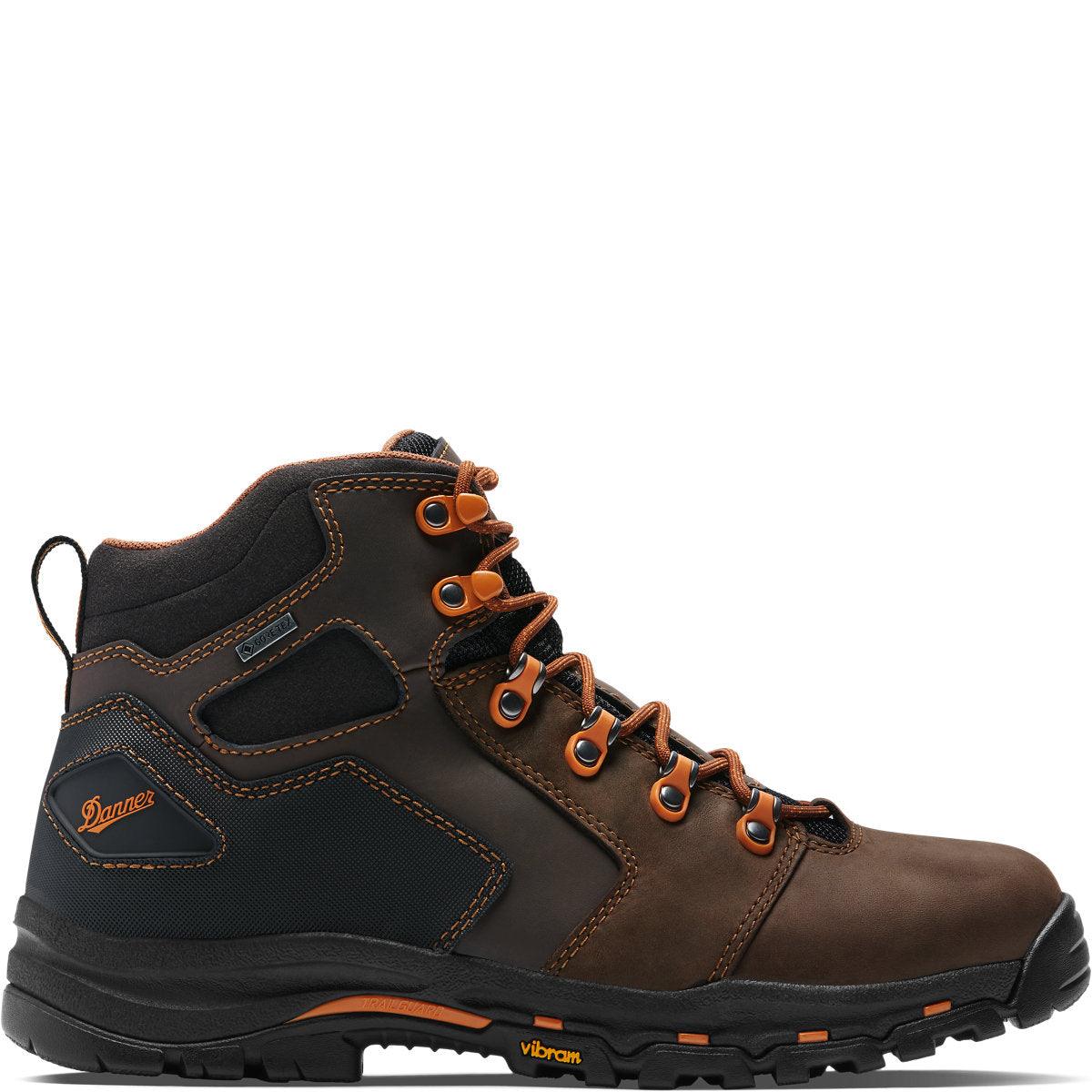 Men's Vicious Work Boot - 4.5" Brown / Orange - Purpose-Built / Home of the Trades