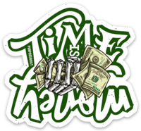 Time is Money Sticker, 3in