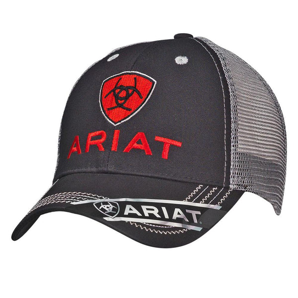 ARIAT Red Embroidered Shield
