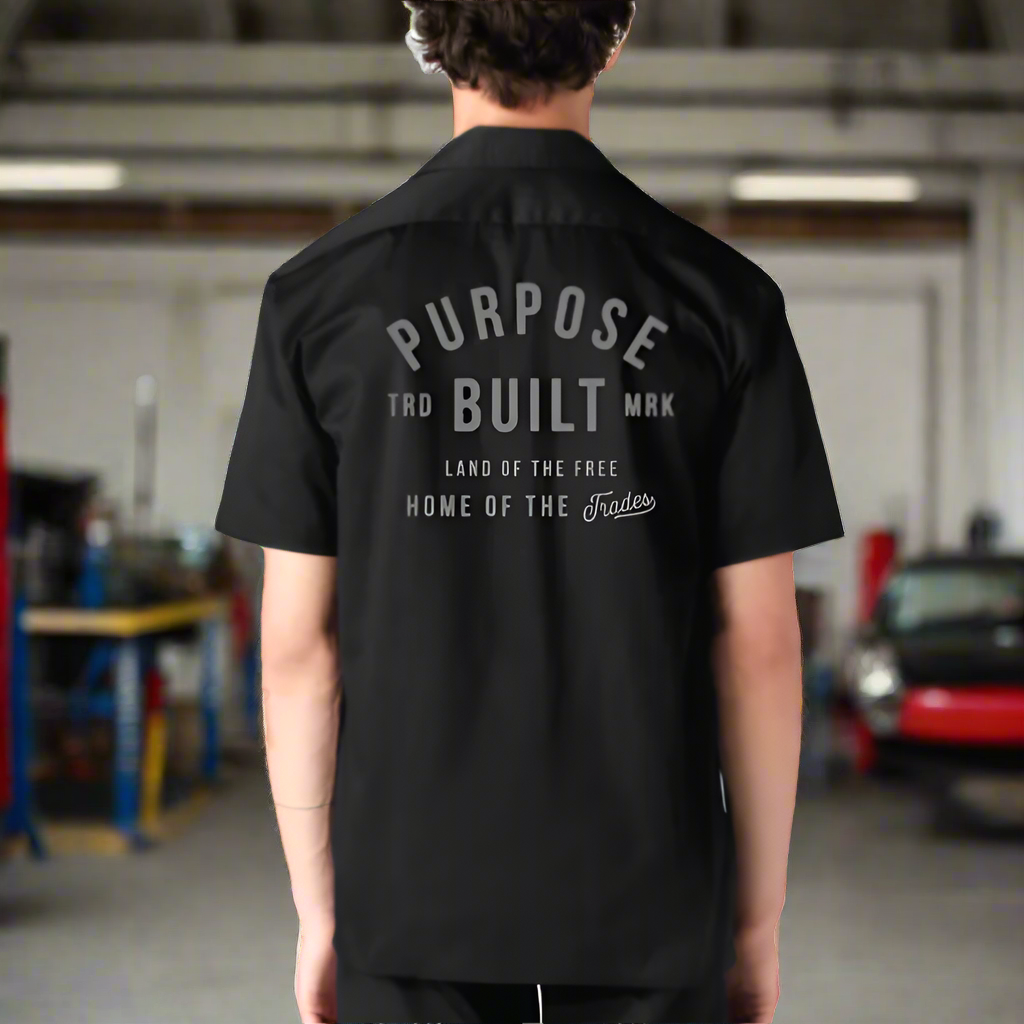 Dickies X PB:  Trademark Work Shirt, Black