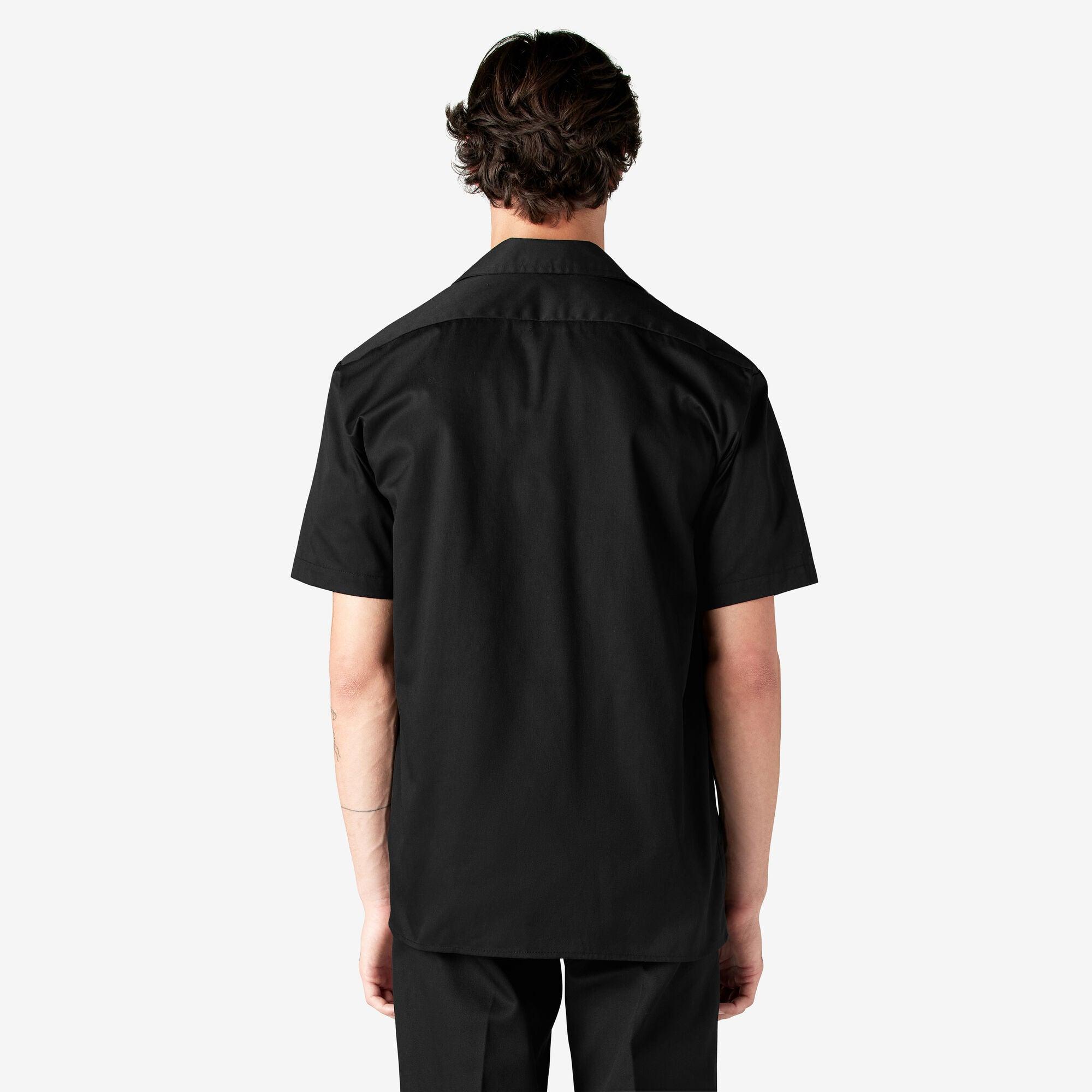 Short Sleeve Work Shirt, Black