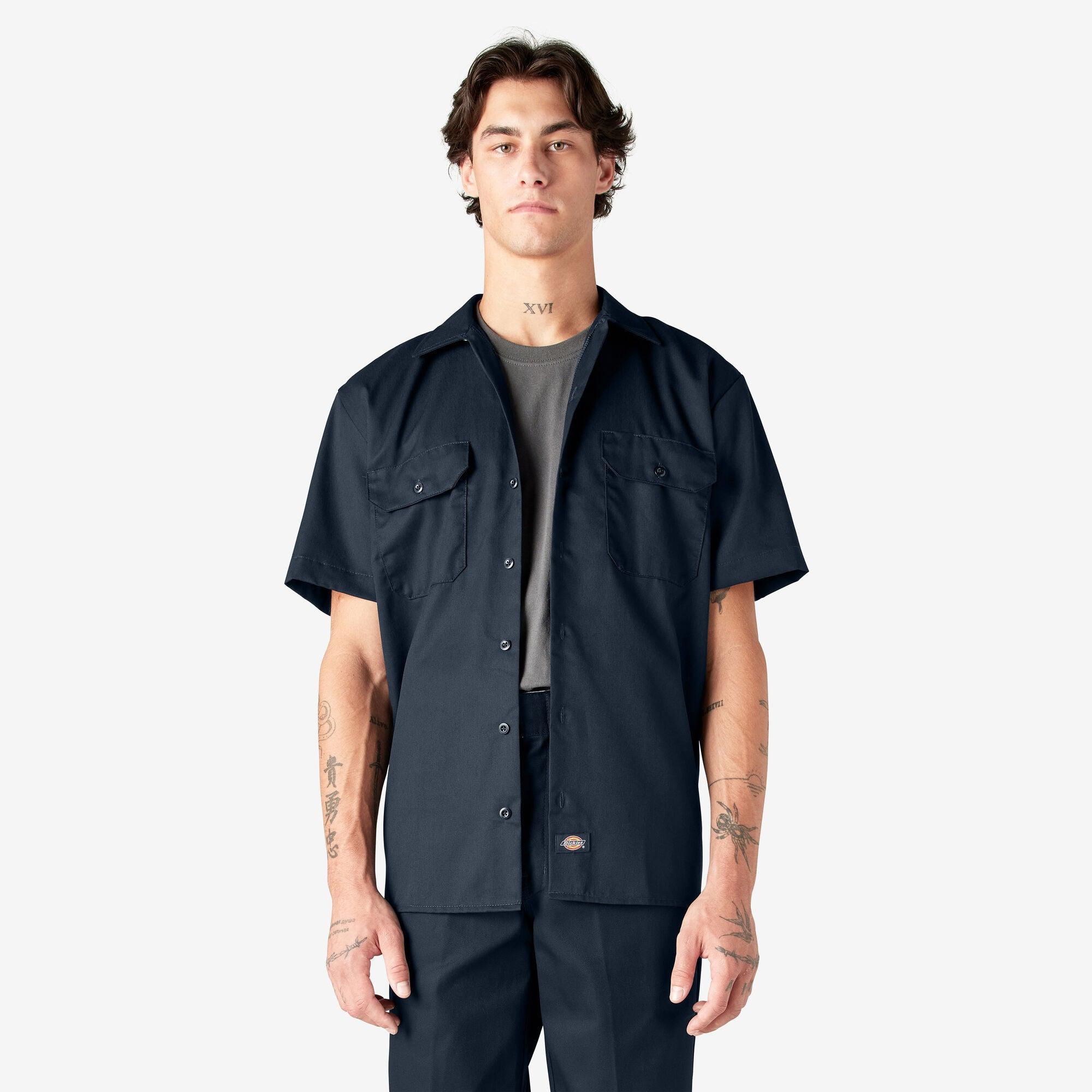 Short Sleeve Work Shirt, Dark Navy - Purpose-Built / Home of the Trades