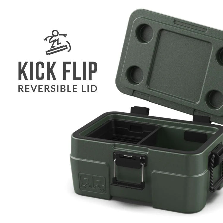Purpose-Built x Rugged Road 45qt - Forest Green Floating Cooler