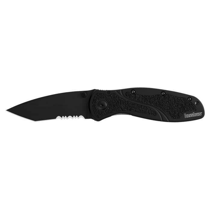 BLUR - TANTO, BLACK, SERRATED - Purpose-Built / Home of the Trades